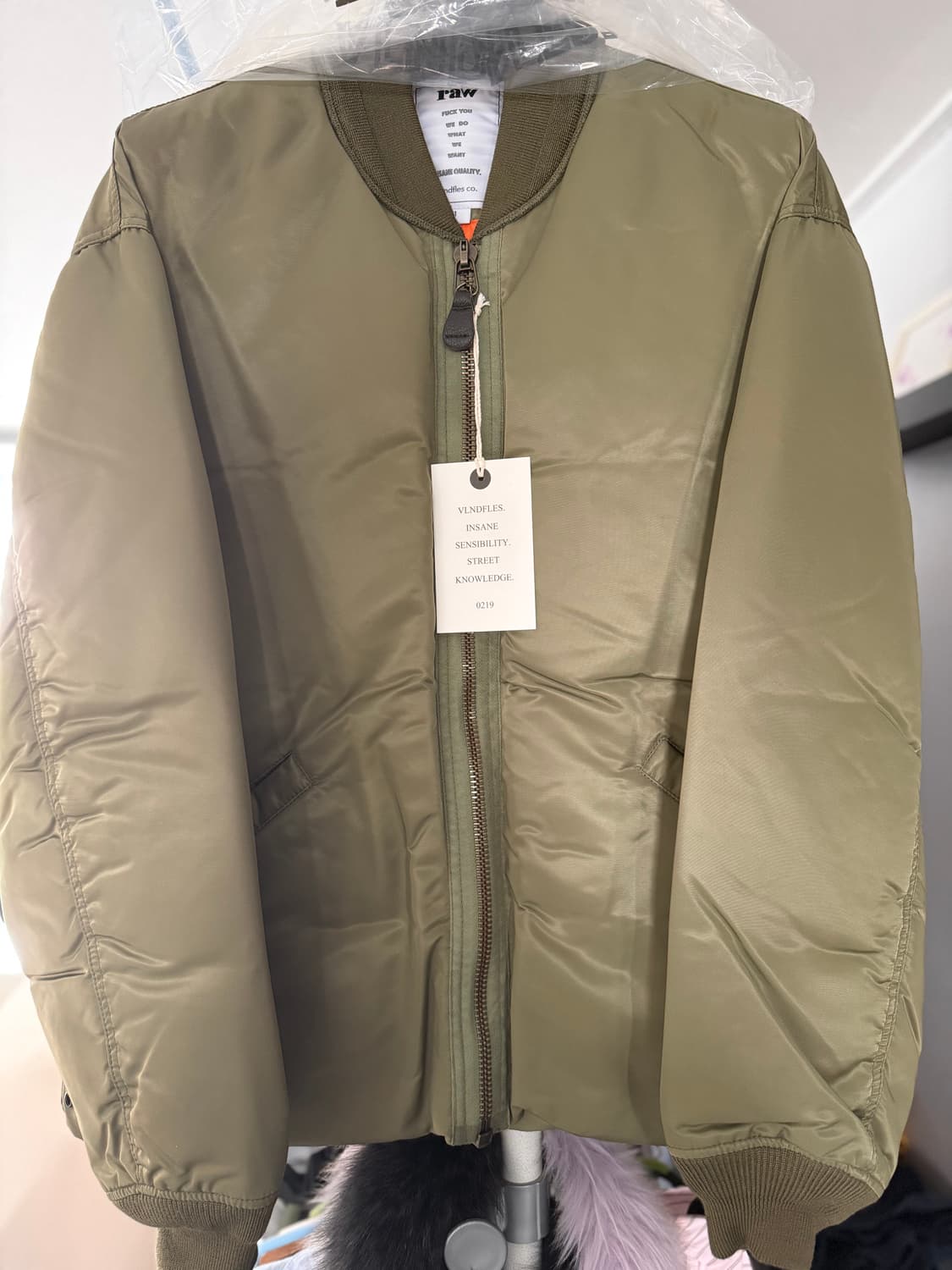 블라인드파일즈 밀플라이트 자켓 올리브 초판 상품이미지1