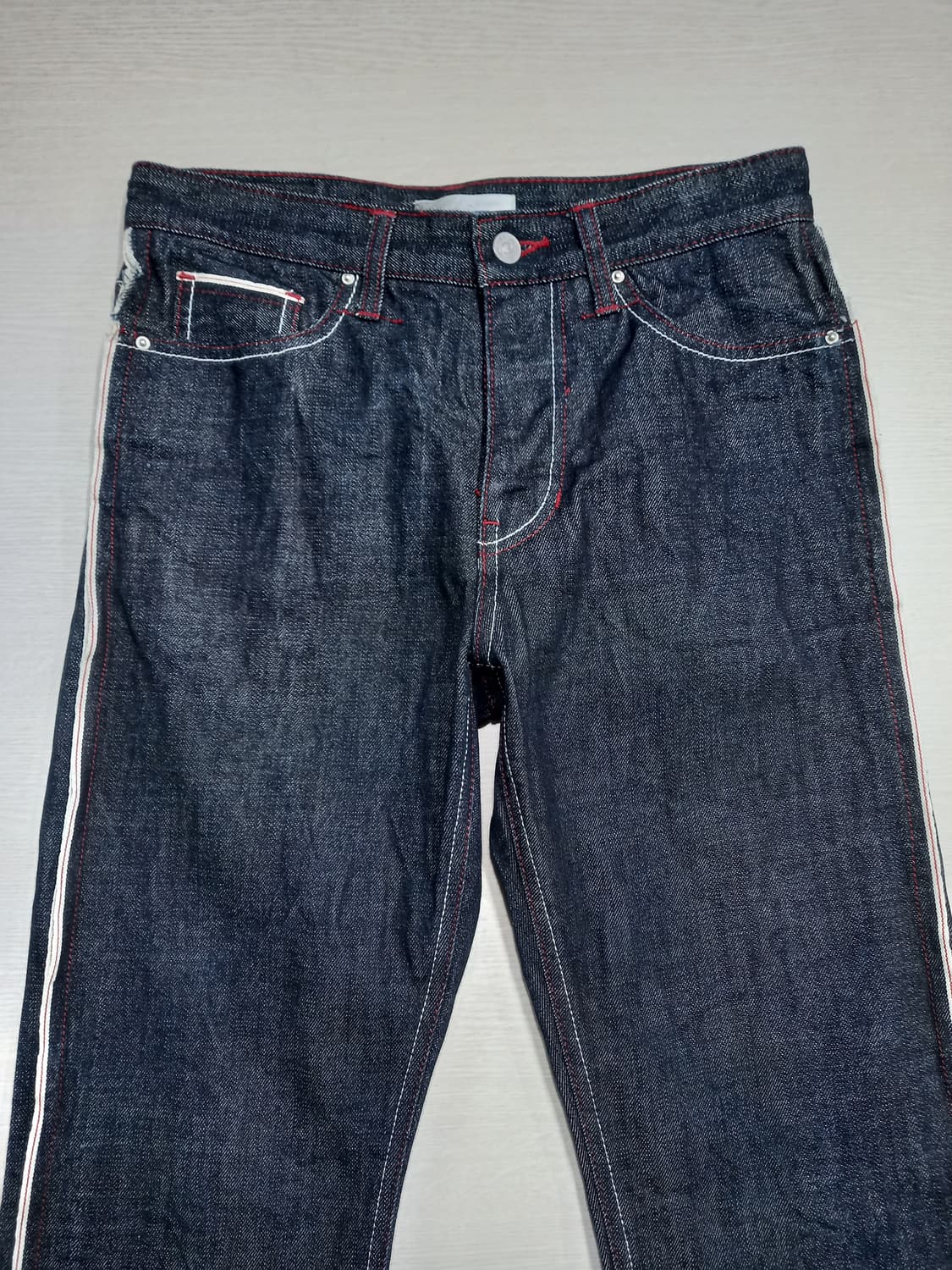 28 새상품 MAISON MINED 원워시드 셀비지 진청 28-873 상품이미지3