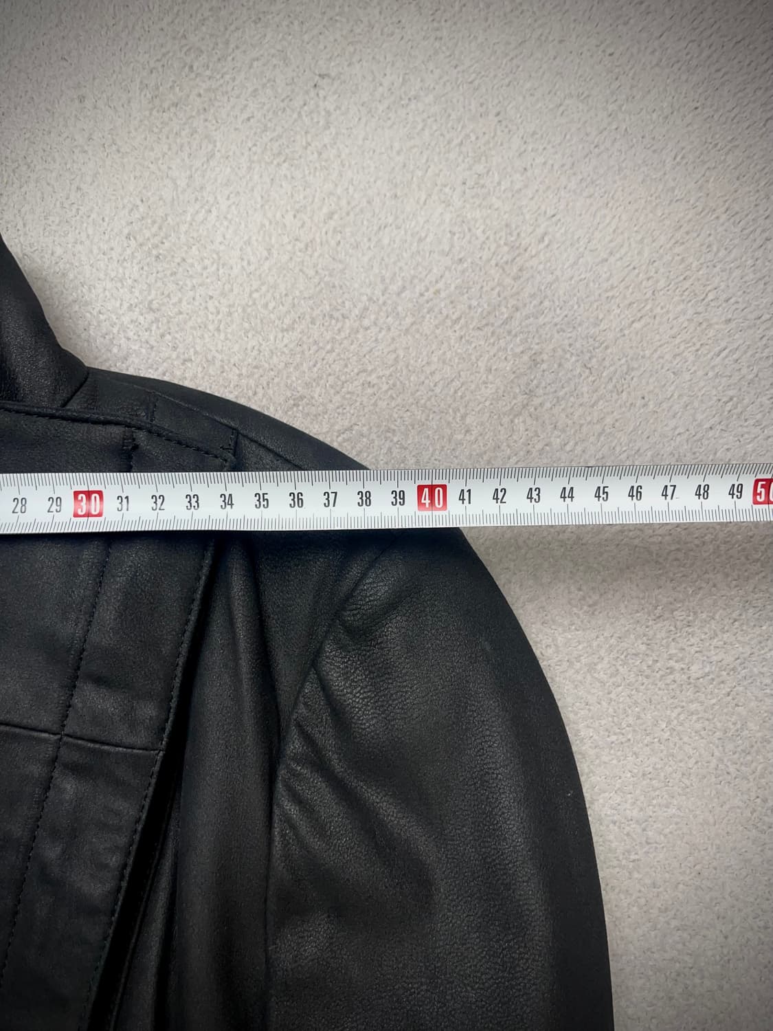 [S] T TAHARI 하이넥 레더자켓 - 양가죽자켓 상품이미지6