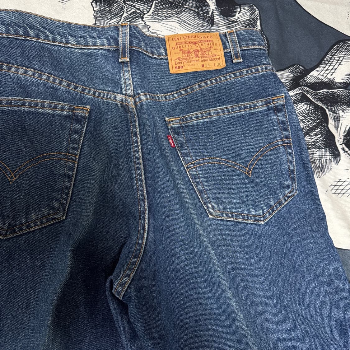 90s 리바이스 550 W34 L30 사이즈 상품이미지8