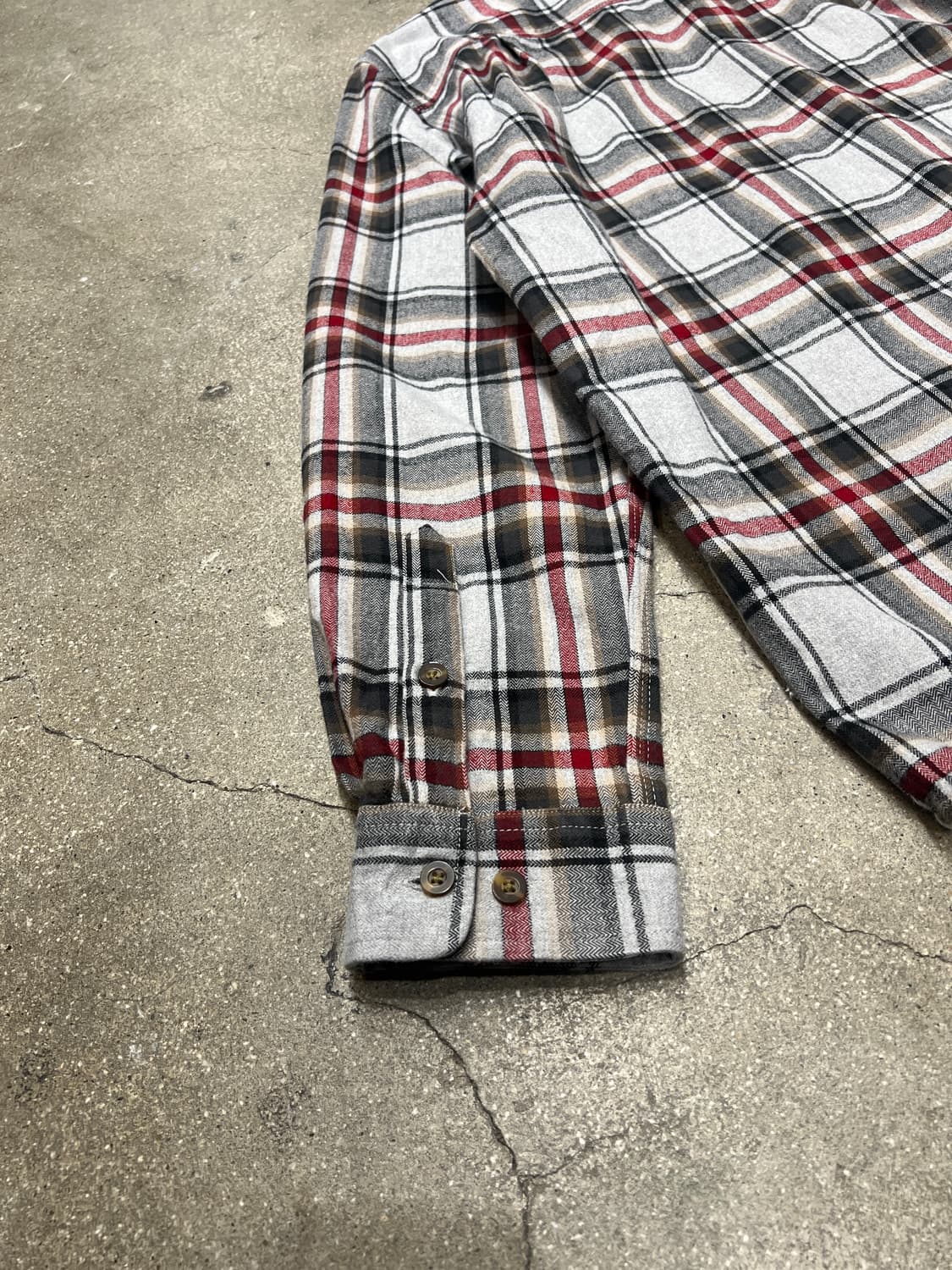 칼하트 기모 체크 셔츠 M 상품이미지5