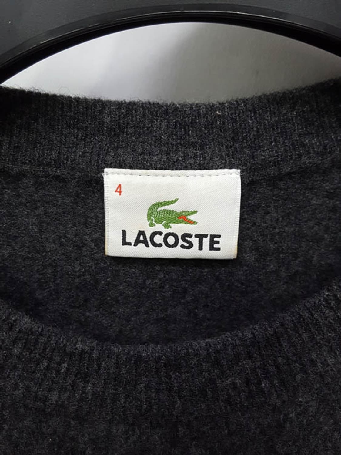 라코스테 여성 울니트 다크그레이 95 상품이미지3