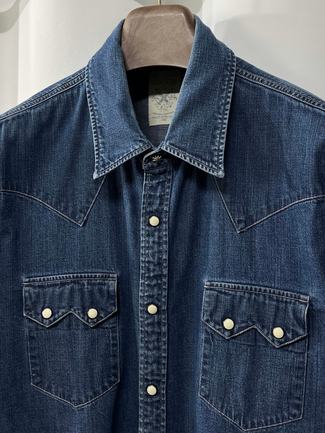 폴로 랄프로렌 콘초 사우스웨스턴 데님 셔츠 상품이미지5