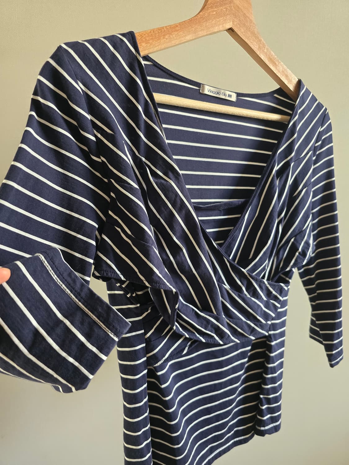 VIAGGIO BLU 스트라이프 랩 티셔츠 상품이미지3