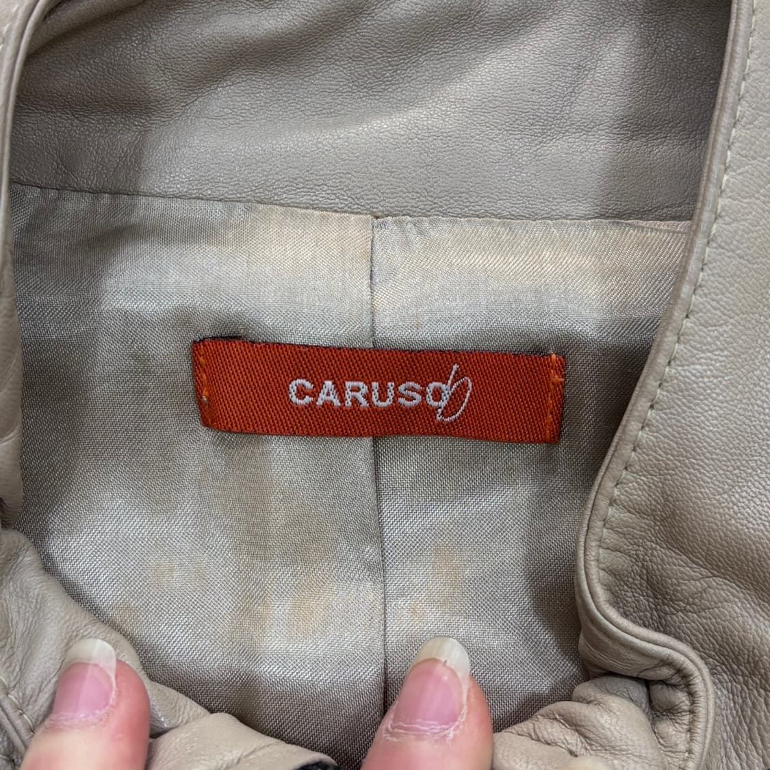 44 카루소 여성 가죽 자켓 0331E 상품이미지3