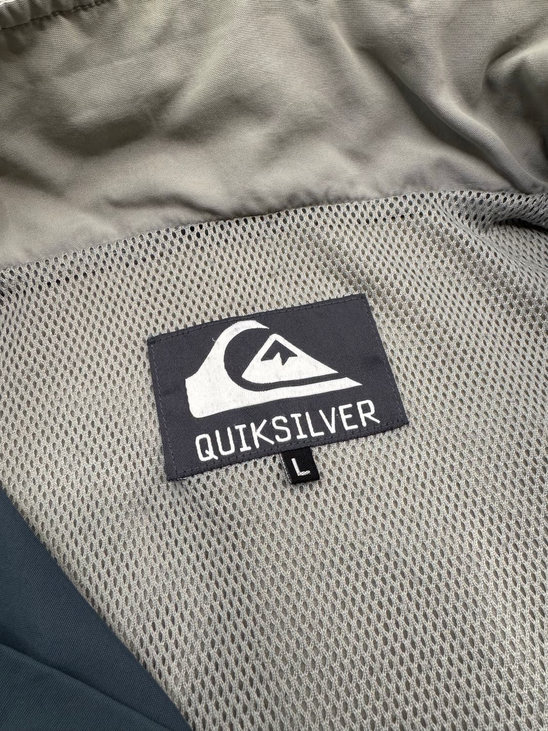 L)퀵실버 빈티지 올드스쿨 배색 바람막이 점퍼 상품이미지4