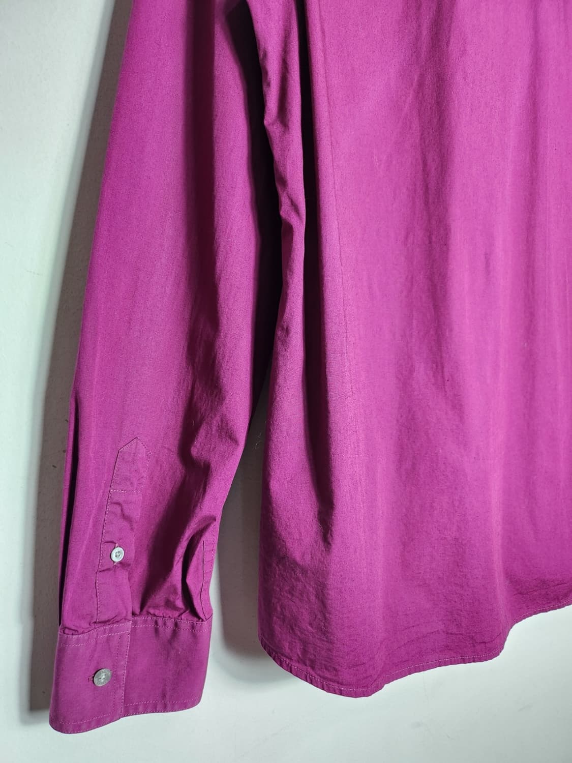 L 아르마니 익스체인지 와인색 셔츠 상품이미지5