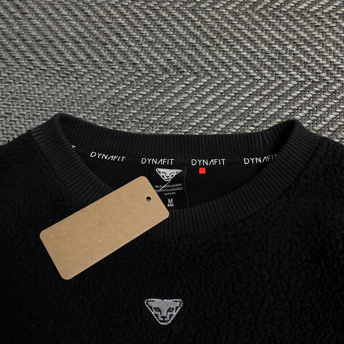 다이나핏 센터로고 블랙 플리스 맨투맨o 5365 상품이미지2