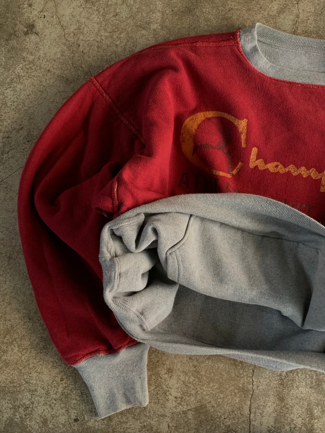 90s 챔피온 더블페이스 리버시블 스웻셔츠 상품이미지10