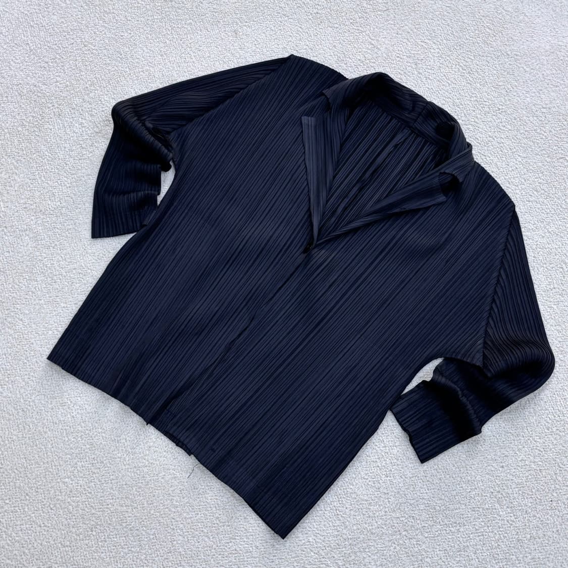 실측확인 플리츠 오픈 가디건 0330E 상품이미지1