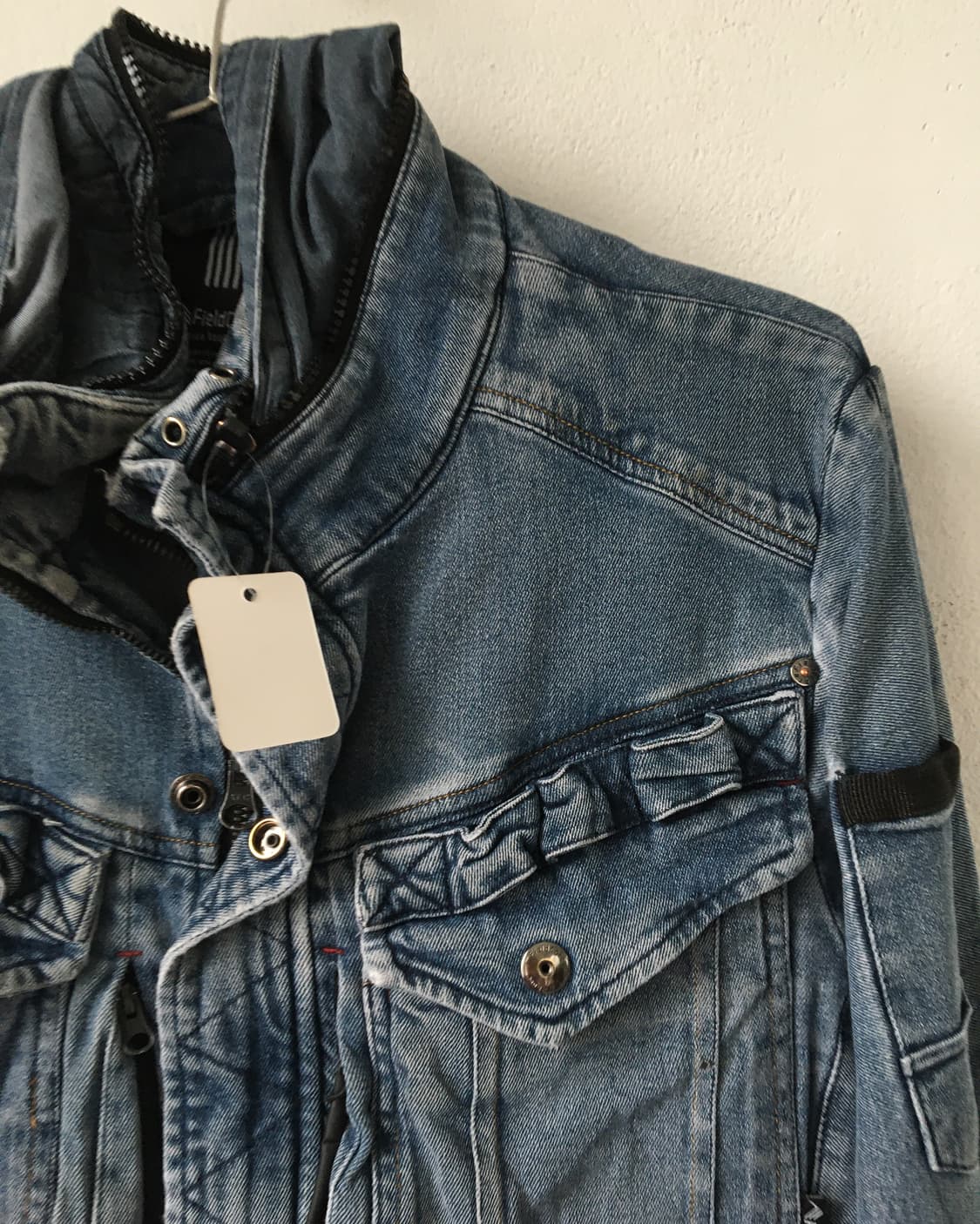 High neck denim jacket 상품이미지5