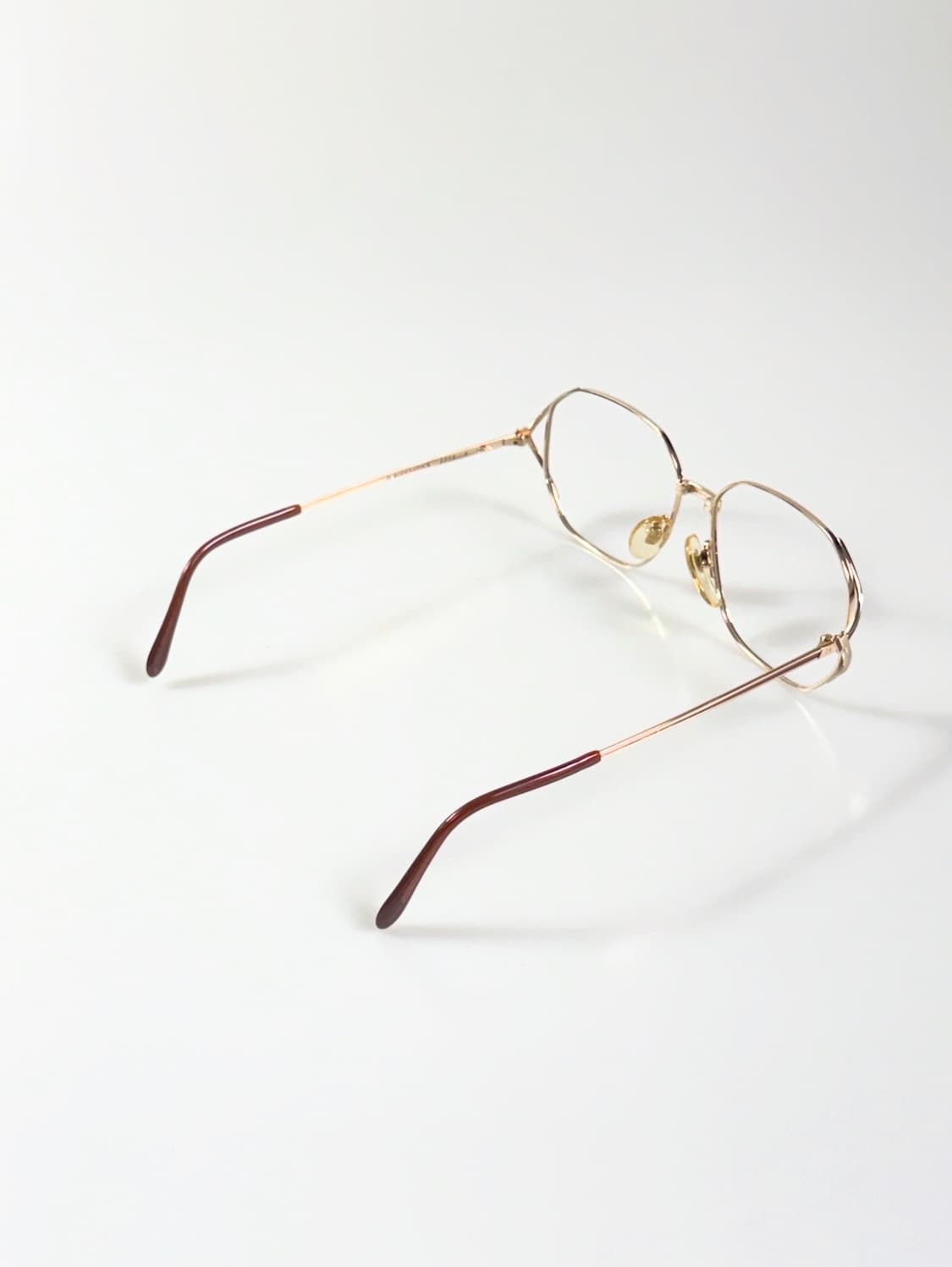 90s RODENSTOCK 골드 펜타곤 프레임 빈티지 안경 상품이미지4