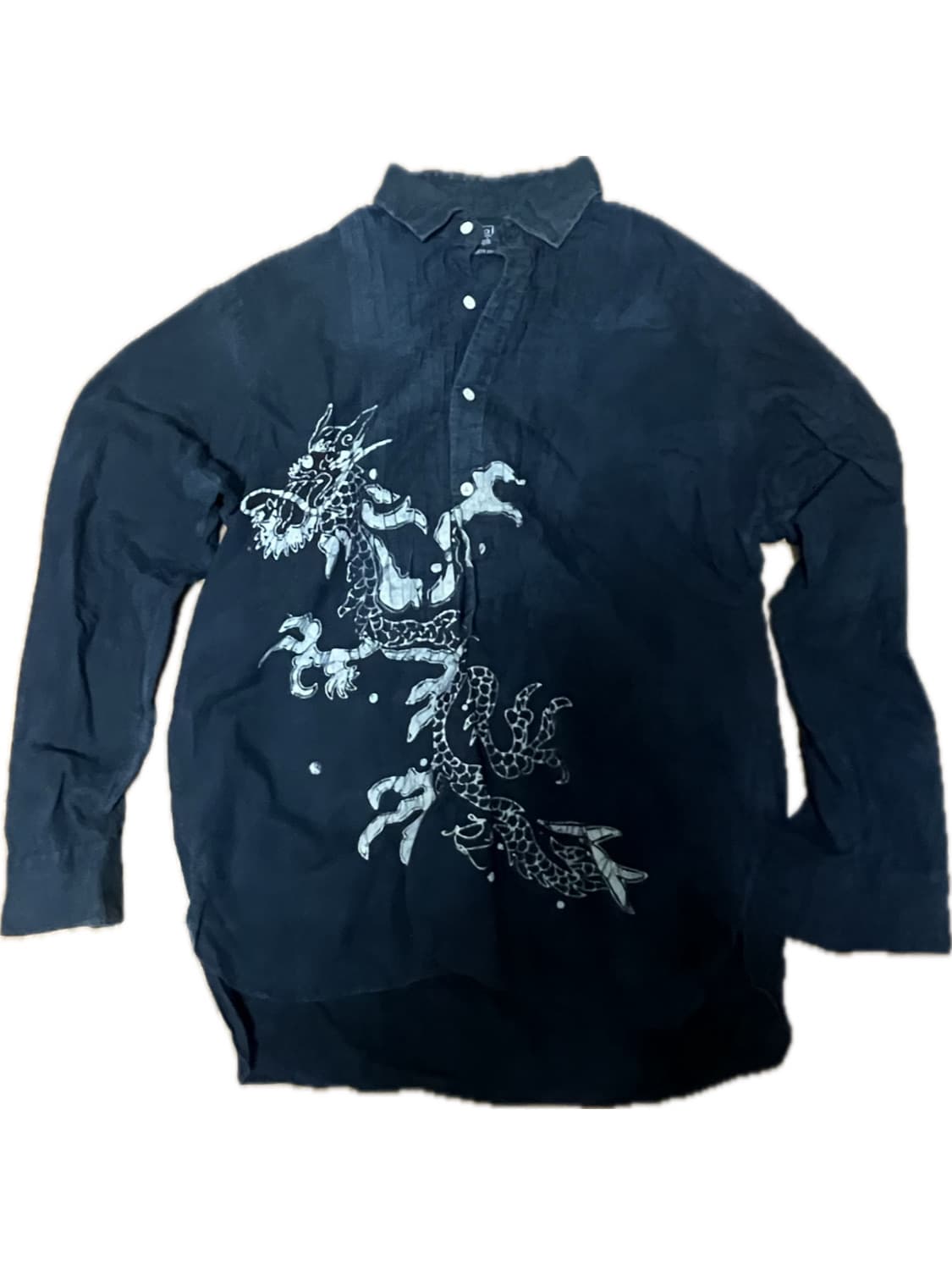 빈티지 폴로 인디고 드래곤 셔츠 L 상품이미지2