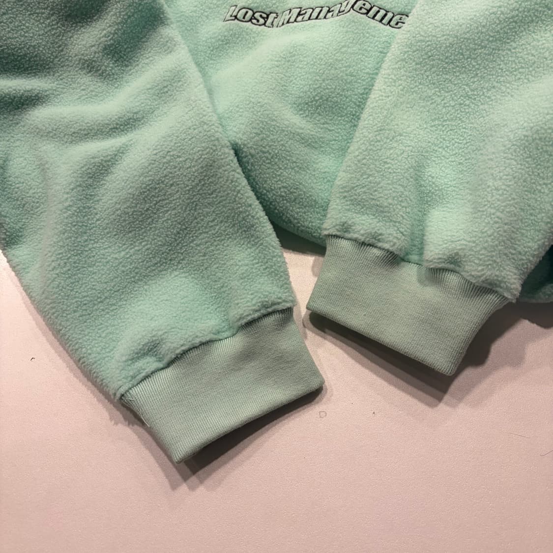 [M] 엘엠씨 LMC 플리스 후드티 민트 D102 상품이미지8