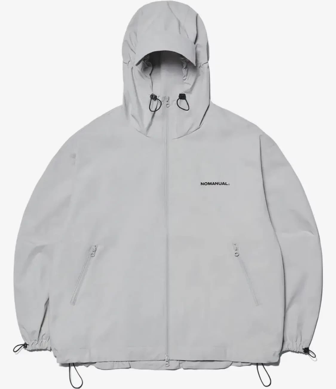 노매뉴얼 바람막이 WARM GRAY M 상품이미지1