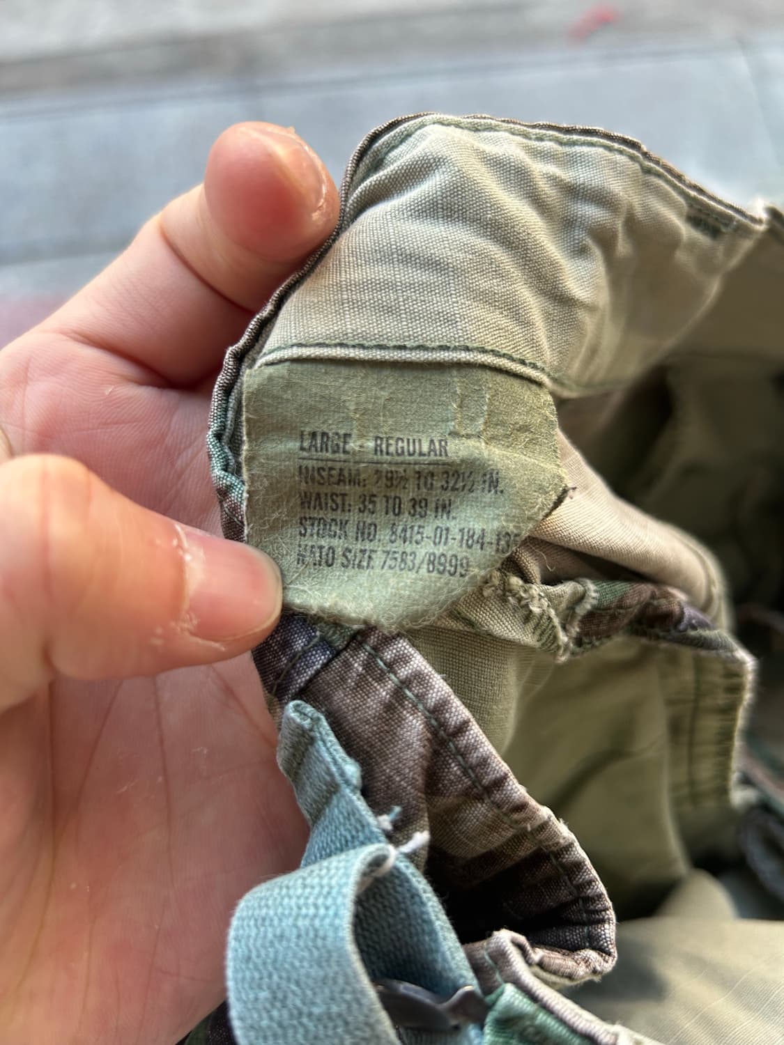 90’s U.S army 리페어 우드랜드BDU팬츠 상품이미지5