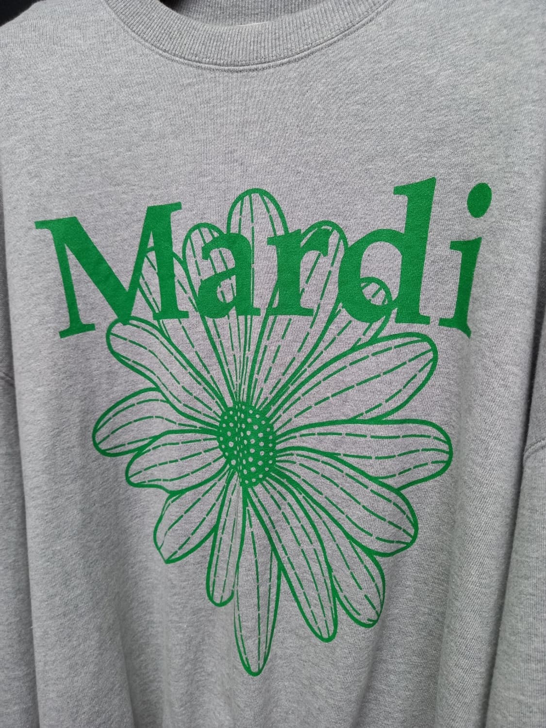 마르디메크르디 춘추동 초록그레이 맨투맨 F 44-77 상품이미지6