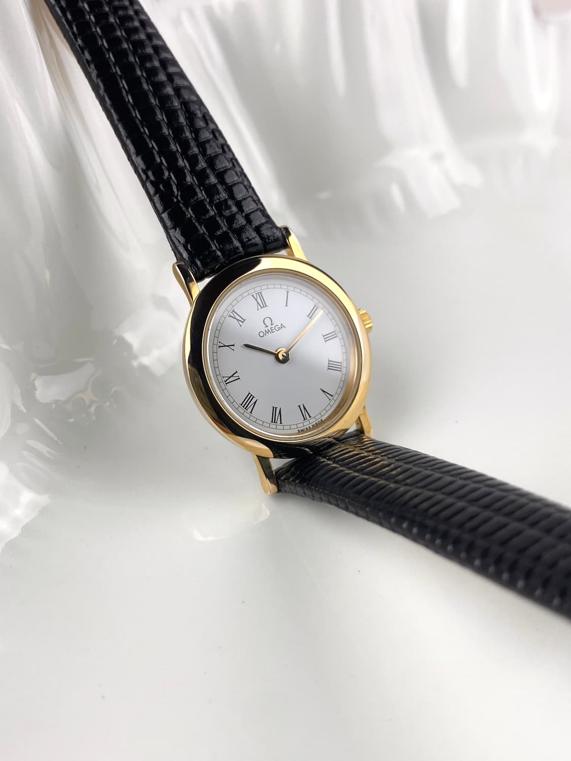 OMEGA Lady roman gold watch 상품이미지2