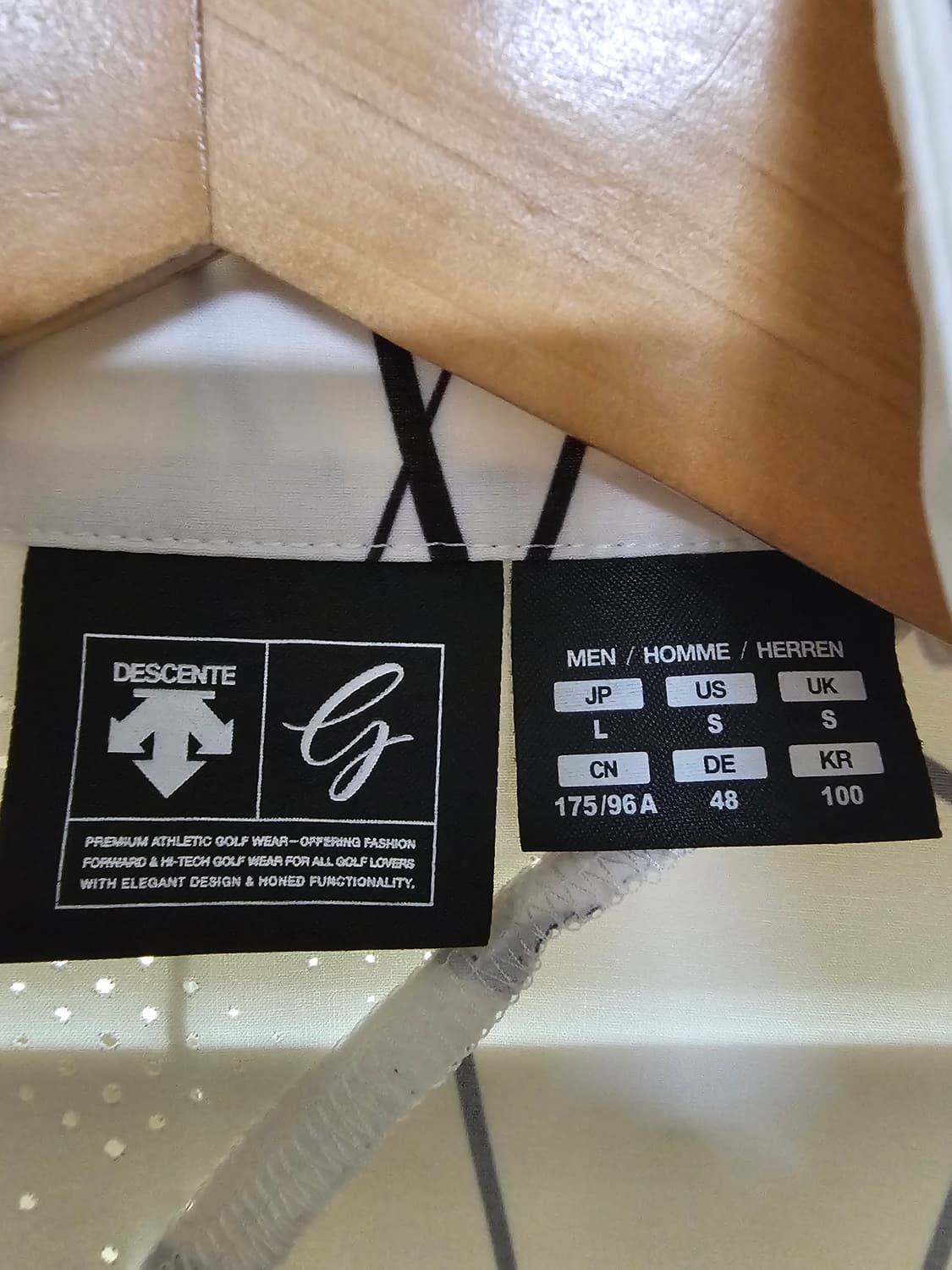 데상트 골프 패턴 집업자켓 100(L) 상품이미지4