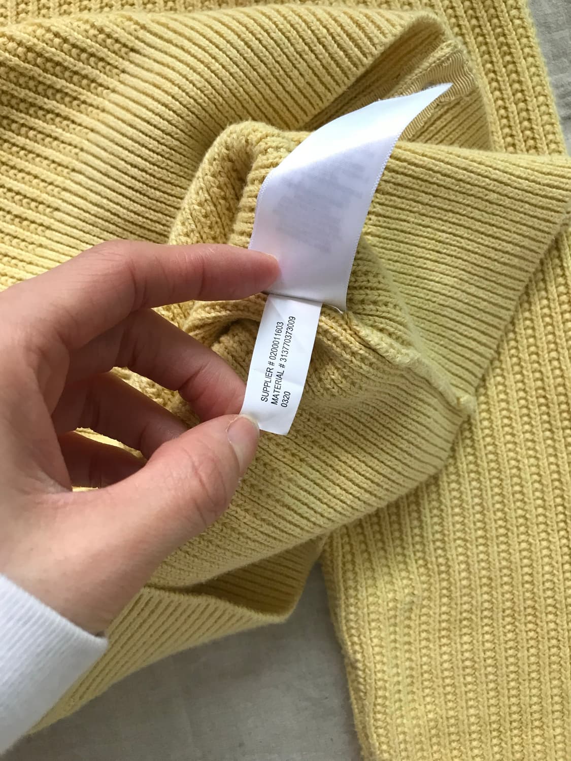 폴로 랄프로렌 포니 로고 옐로우 케이블 니트 가디건 상품이미지9