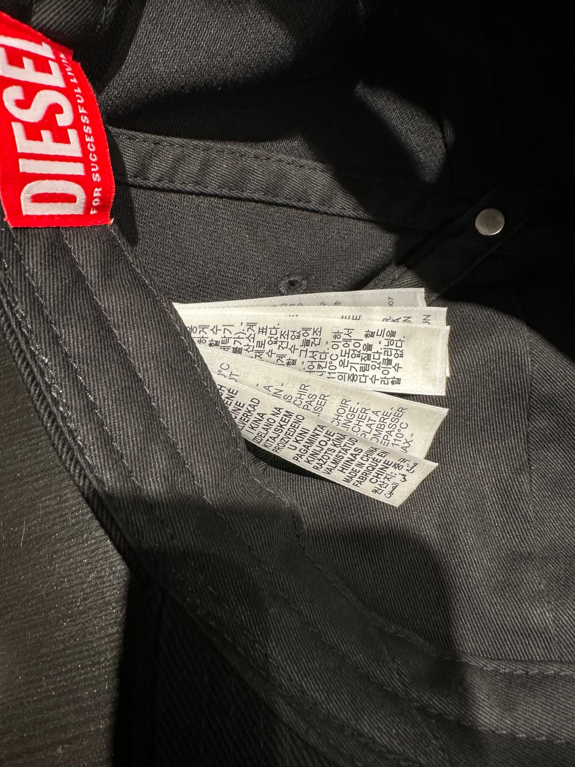 (02)디젤 C 비스트 A1 베이스볼 캡 블랙 상품이미지5