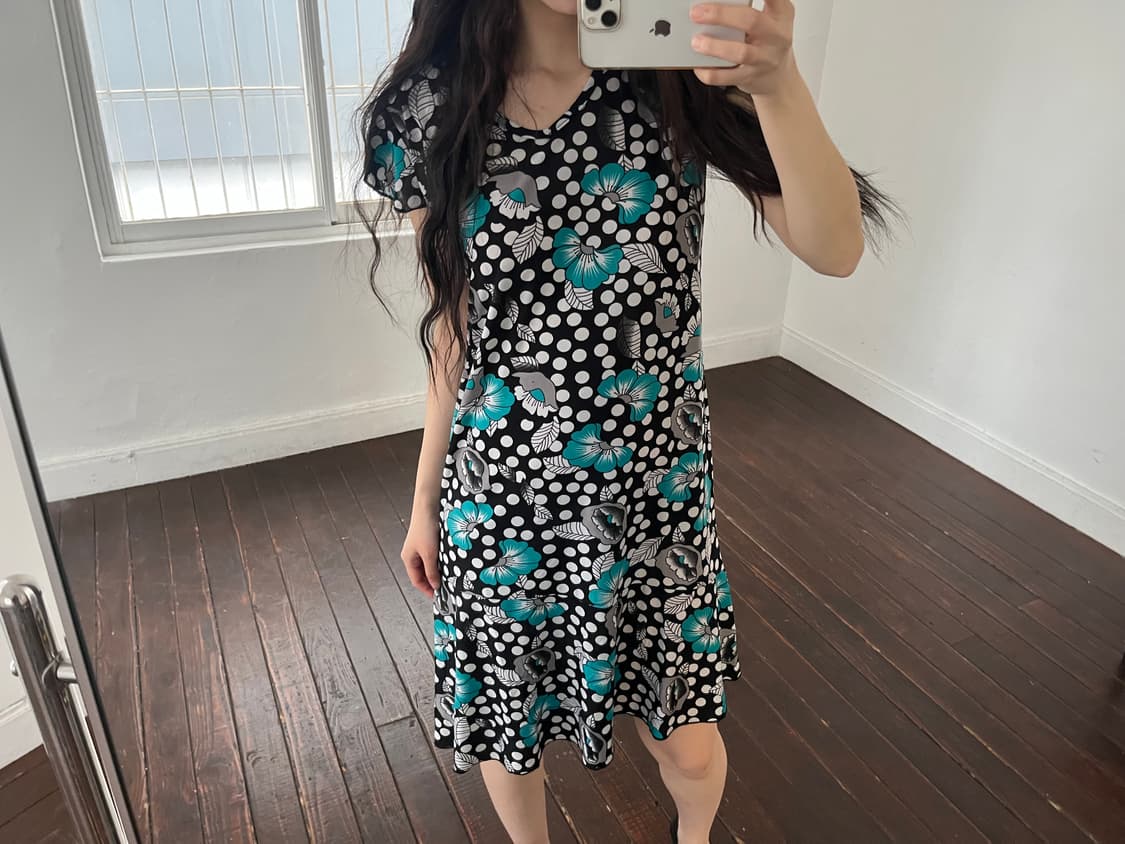 도트 드레스 상품이미지3