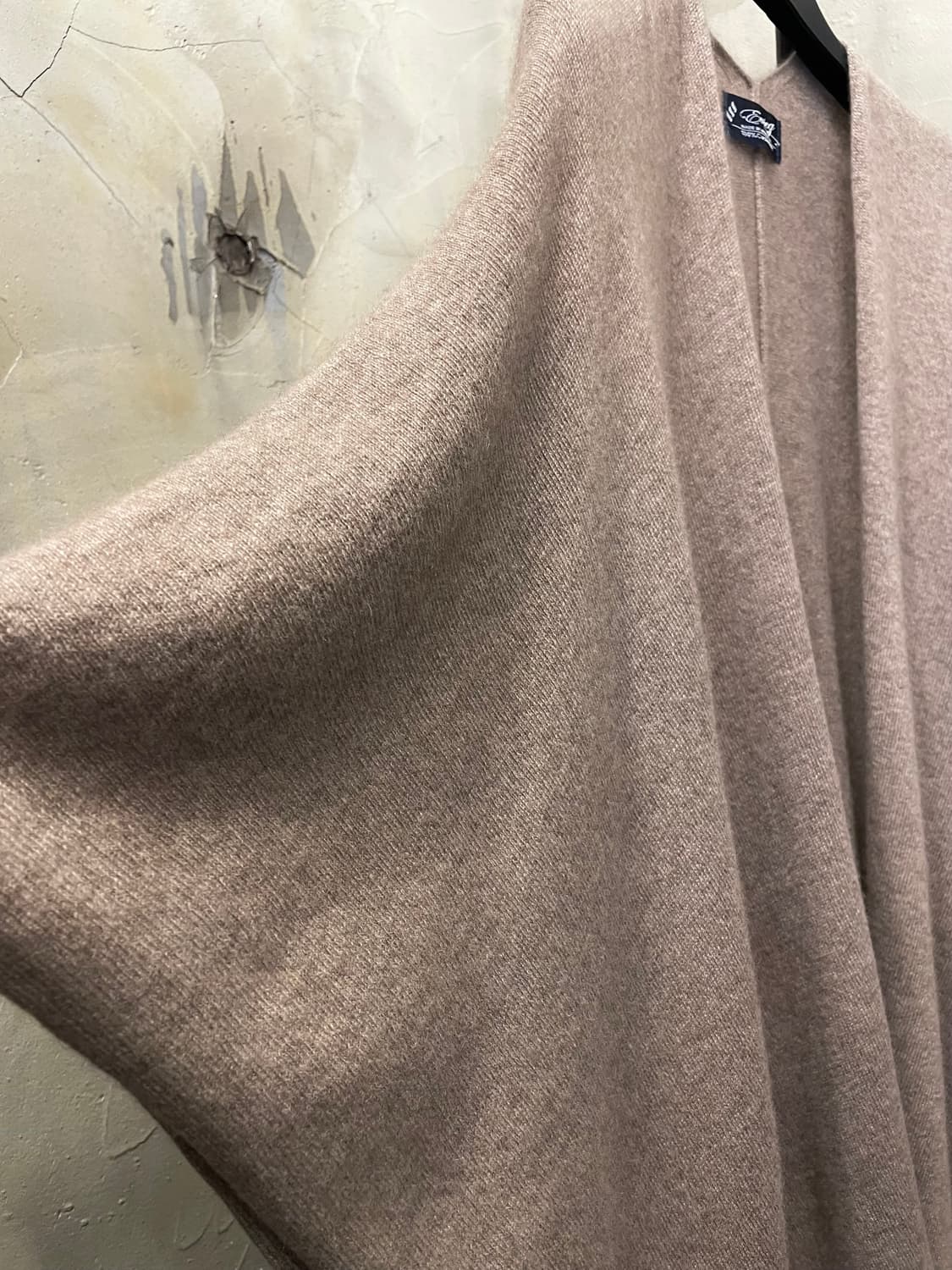 Evseg 캐시미어 100% 롱 숄 가디건 55~88 상품이미지5