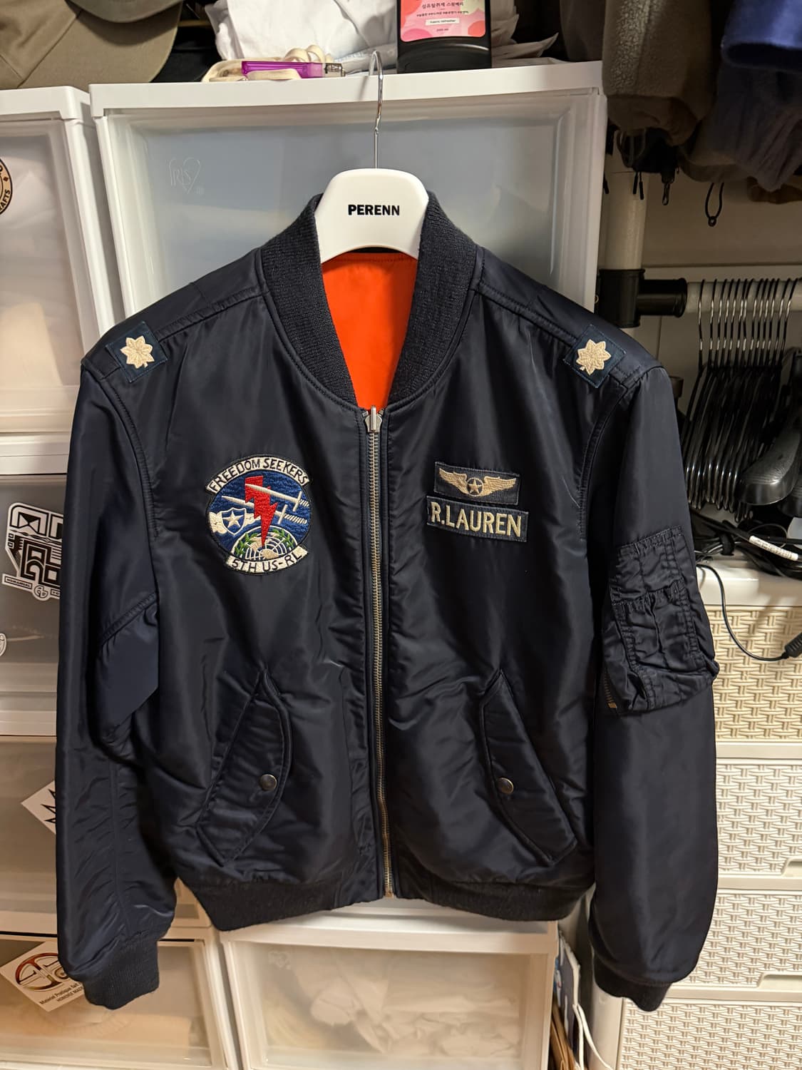 폴로 소령 ma-1 네이비 m 상품이미지1