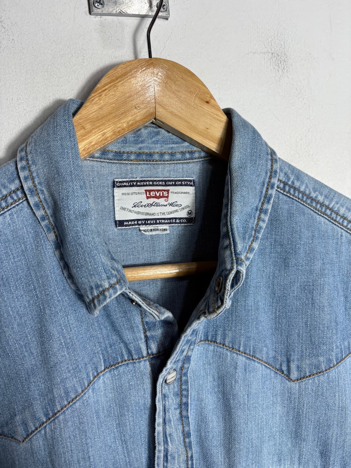 리바이스 웨스턴 데님 셔츠 상품이미지4