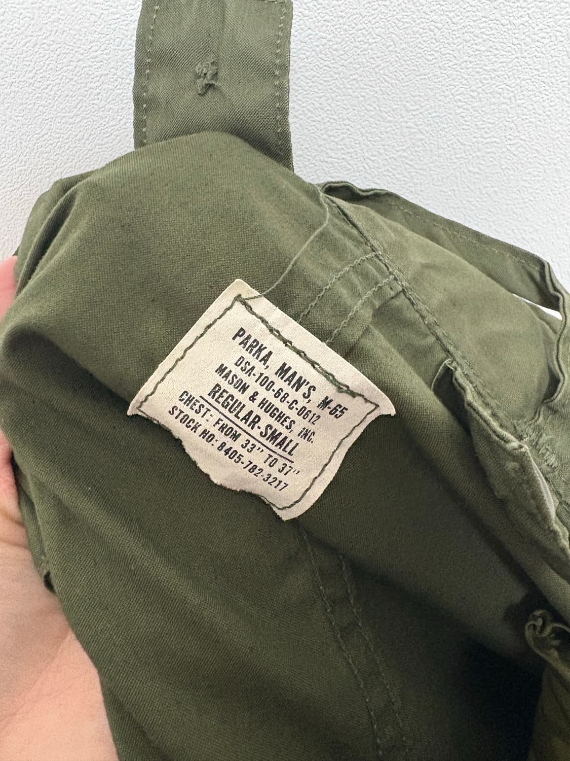 오리지널 M-65 피쉬테일 은지퍼 개파카 상품이미지6