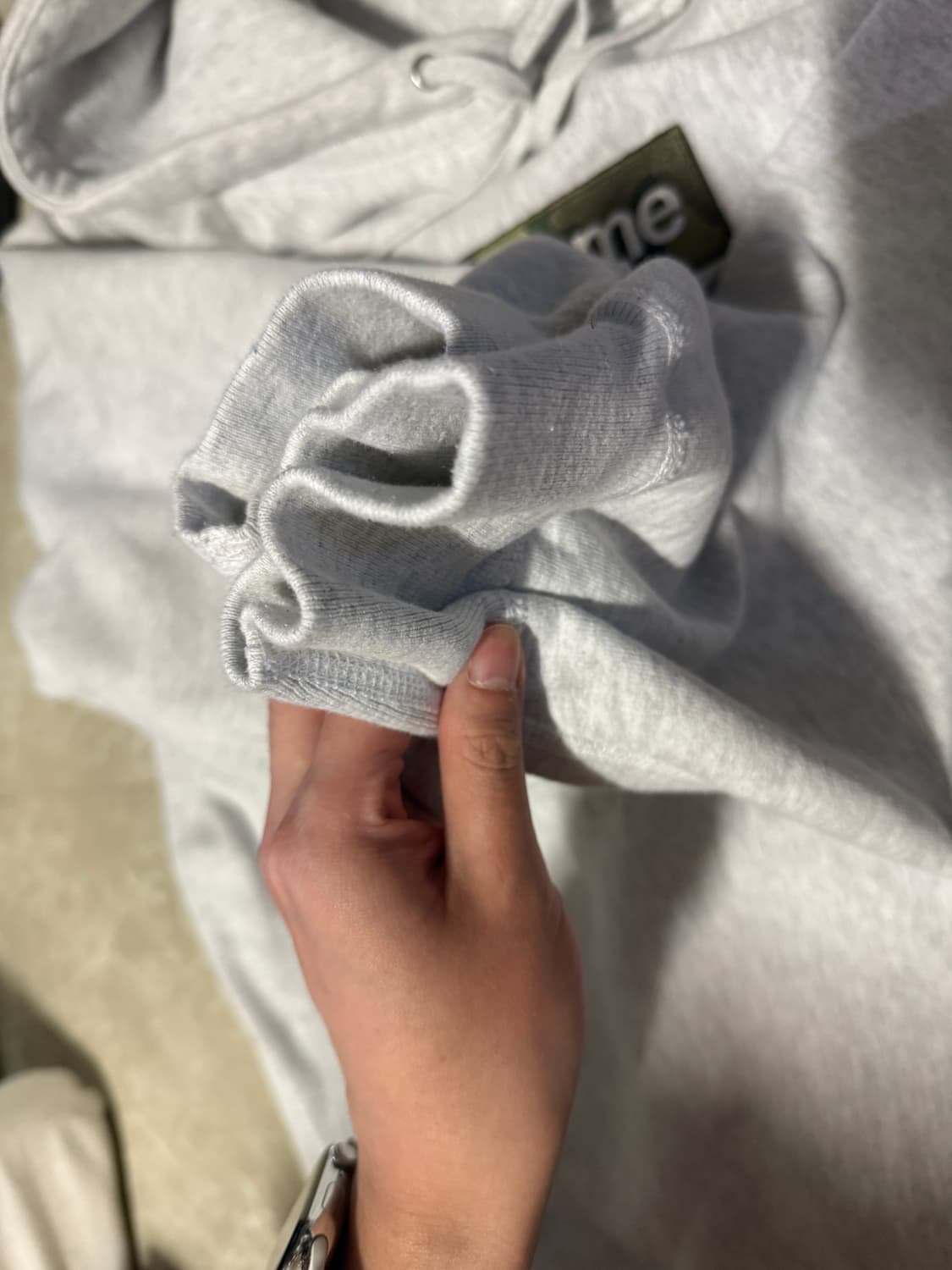 L사이즈 슈프림 23FW 박스로고 후드 애쉬그레이 카모박스로고 상품이미지3