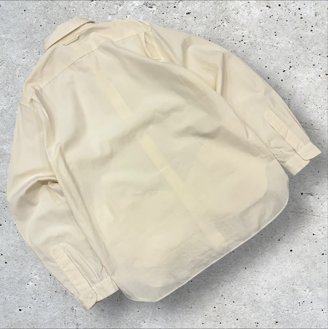[M] YAECA 야에카 아이보리 코튼 긴팔 셔츠 C976 상품이미지2
