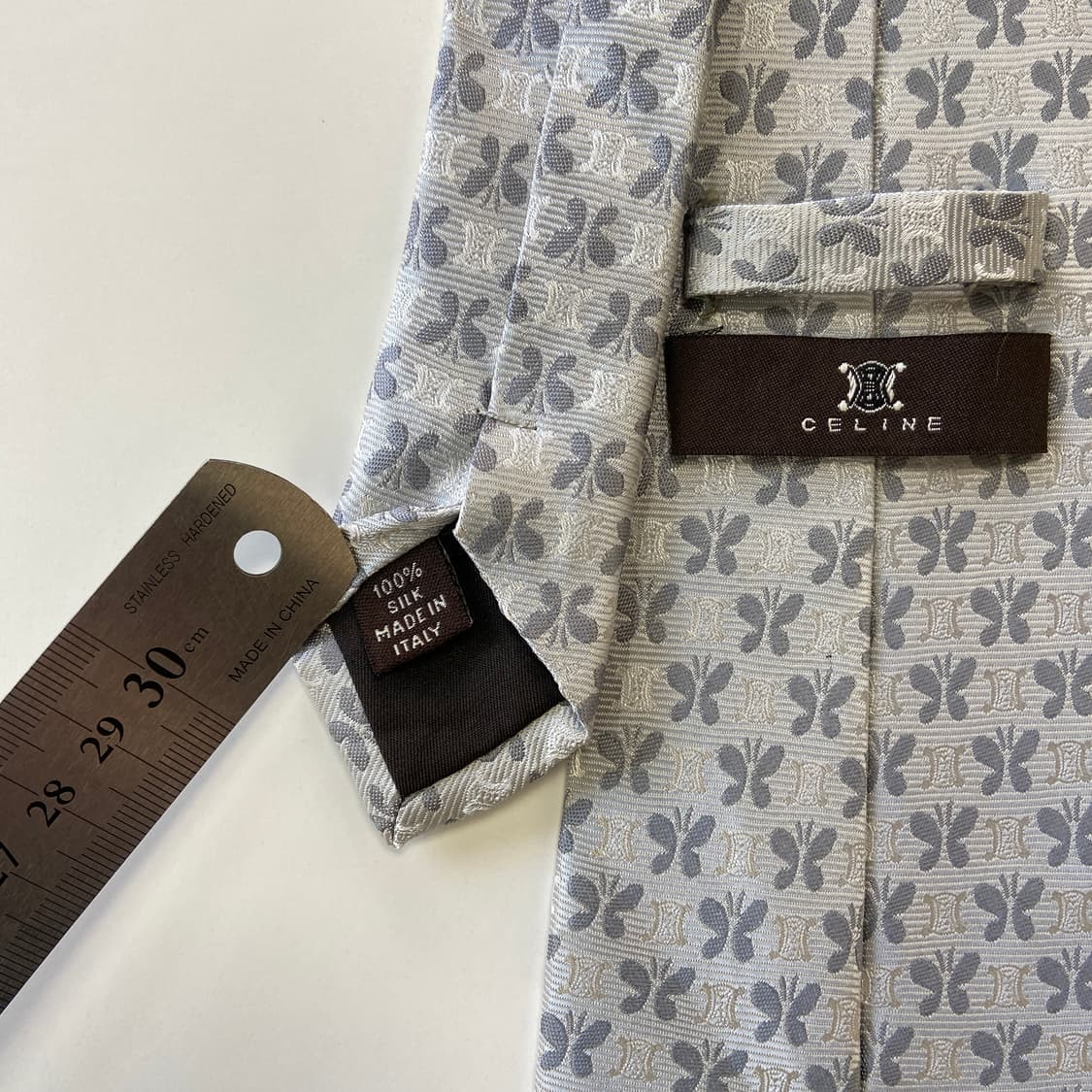 셀린느(celine) 신형라벨 명품 정품 모노그램 넥타이 상품이미지7