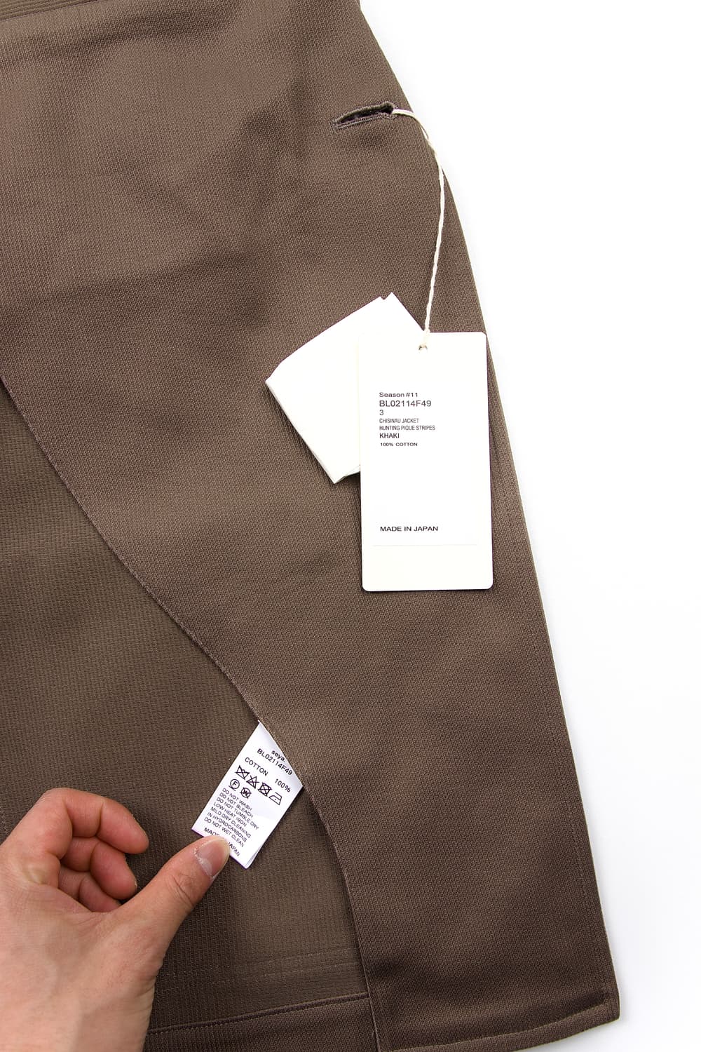 (새상품)Seya CHISNAU 자켓 카키 상품이미지9