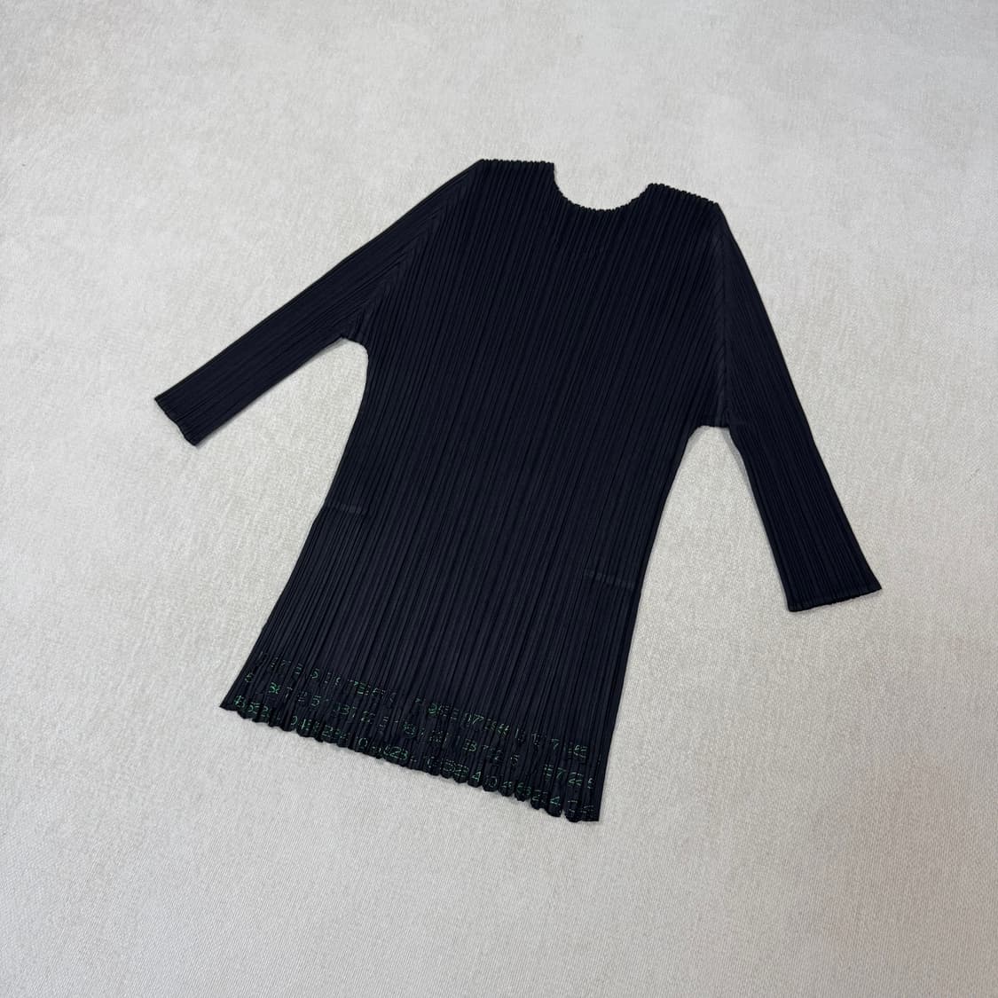 Number Pattern black top 상품이미지5