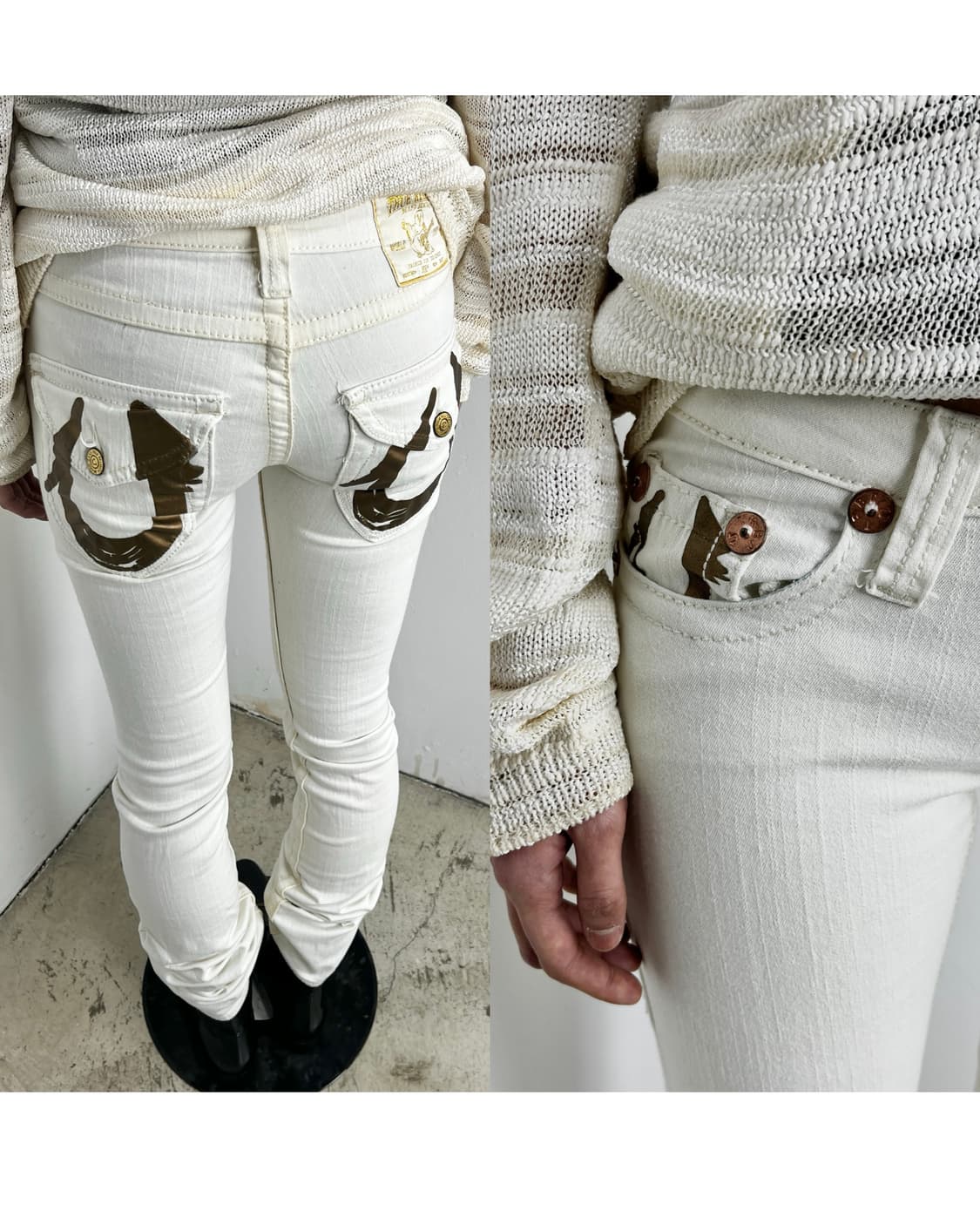 True Religion Gliter Joy flare pants 상품이미지1