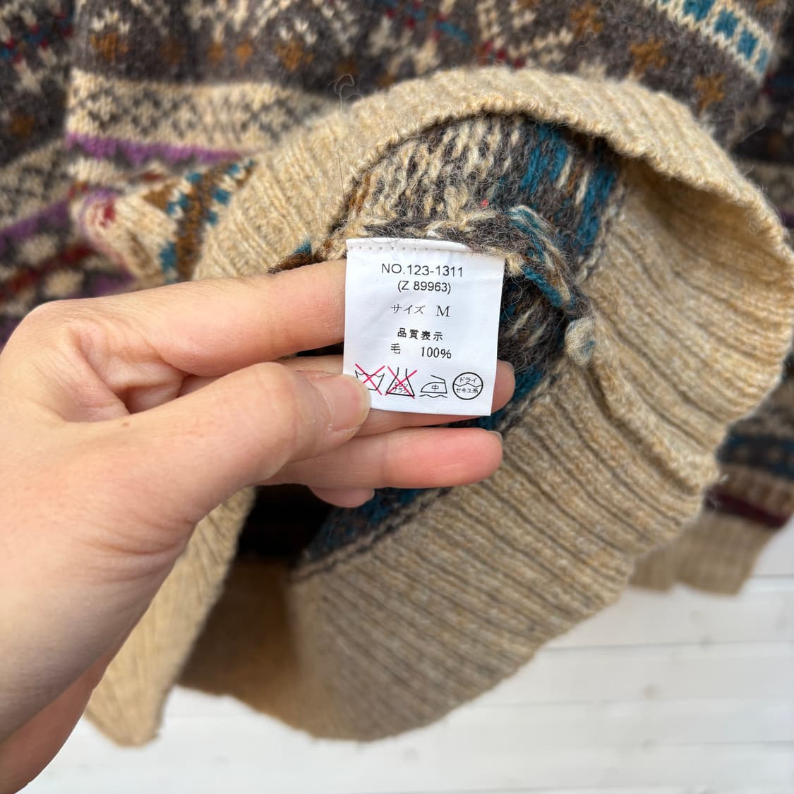 Freak’s store 프릭스스토어 페어아일 브이넥 니트 상품이미지4