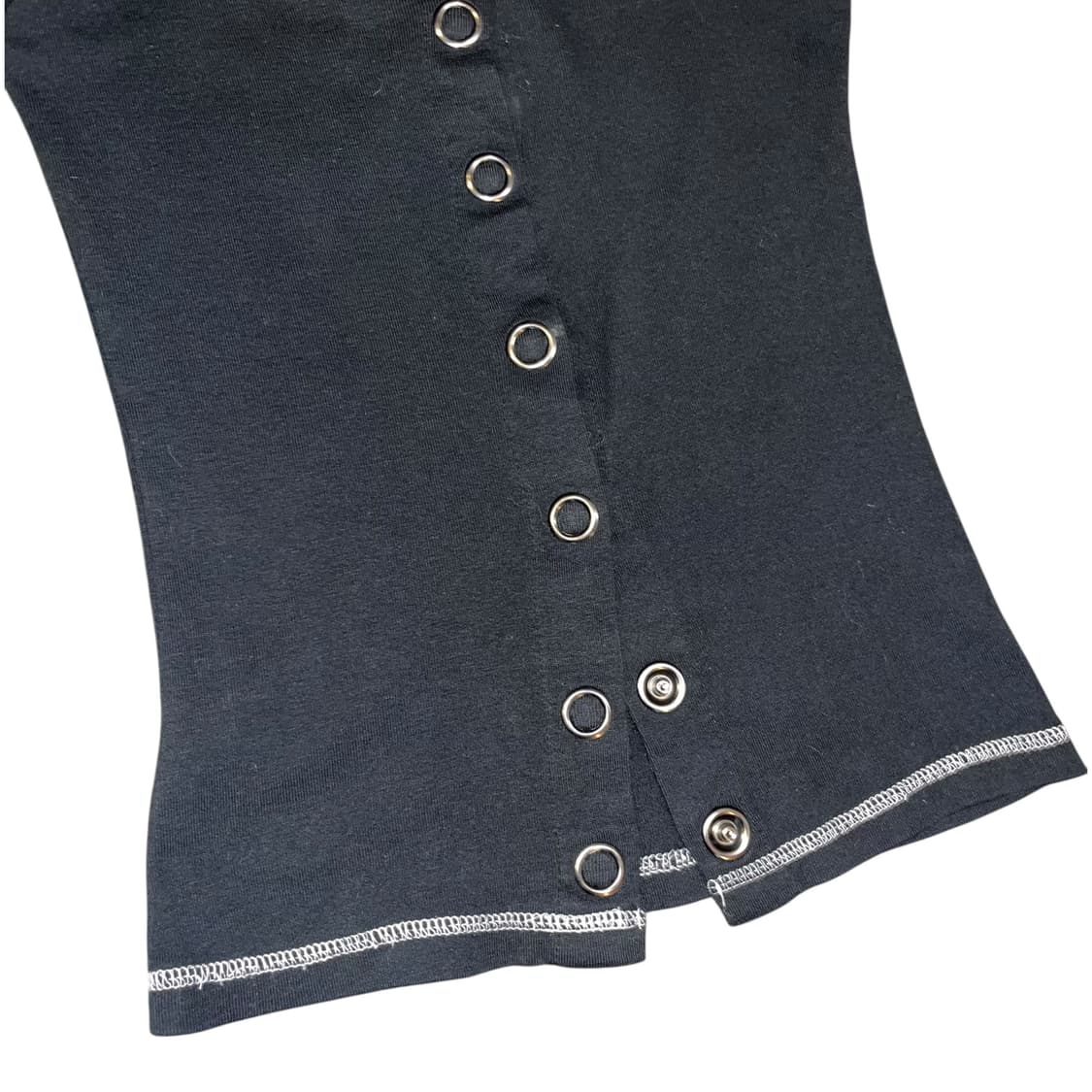 garnet 가넷 뒷면 단추 프린팅 스티치 반팔티 y2k펑크갸루 상품이미지5