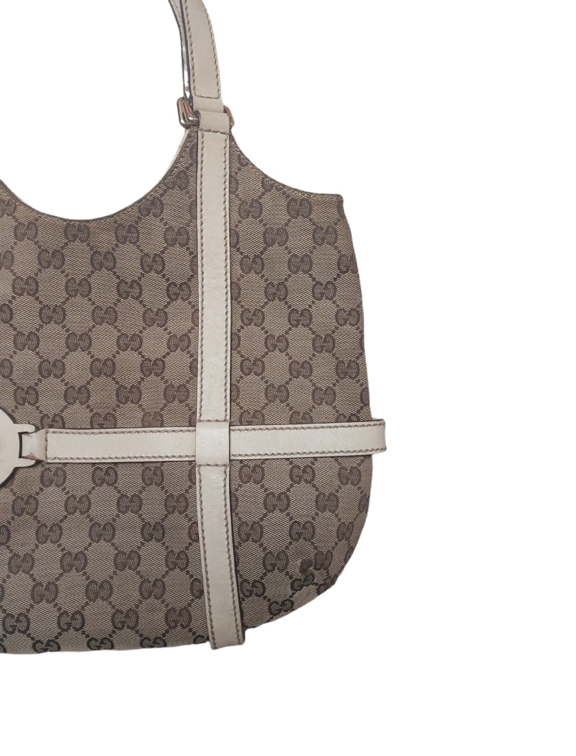 구찌 로얄 GG 캔버스 레더 호보백 (정품) 상품이미지4