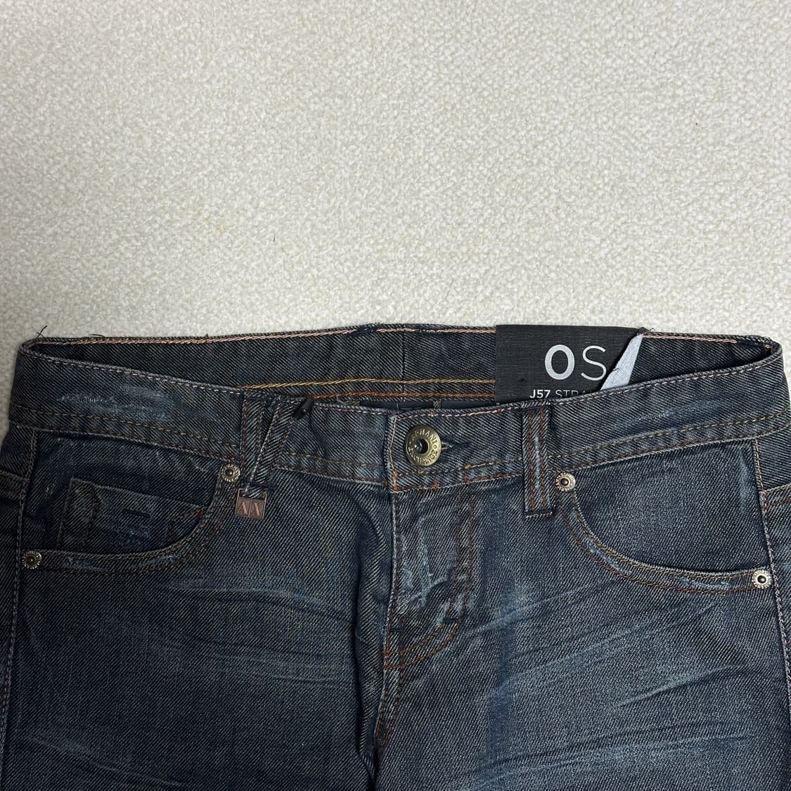 아르마니 익스체인지 로우라이즈 스트레이트 데님팬츠 상품이미지2