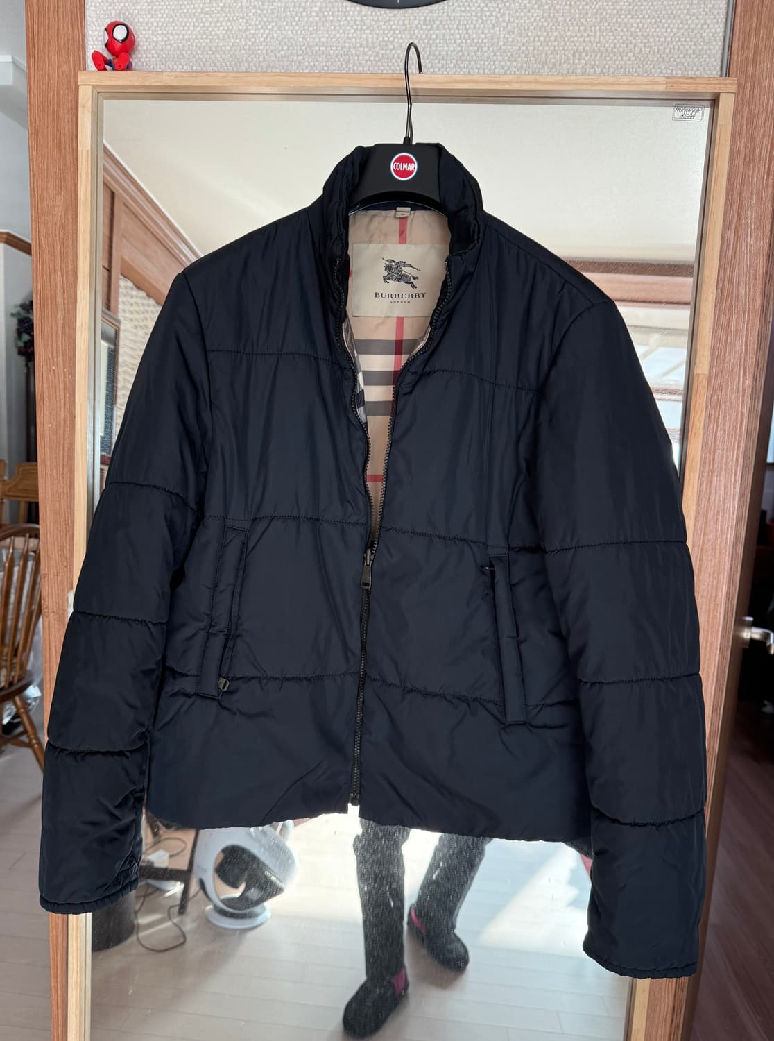 버버리 2 in 1 (필드자켓+오리털패딩), M 100-105 네이비 상품이미지6