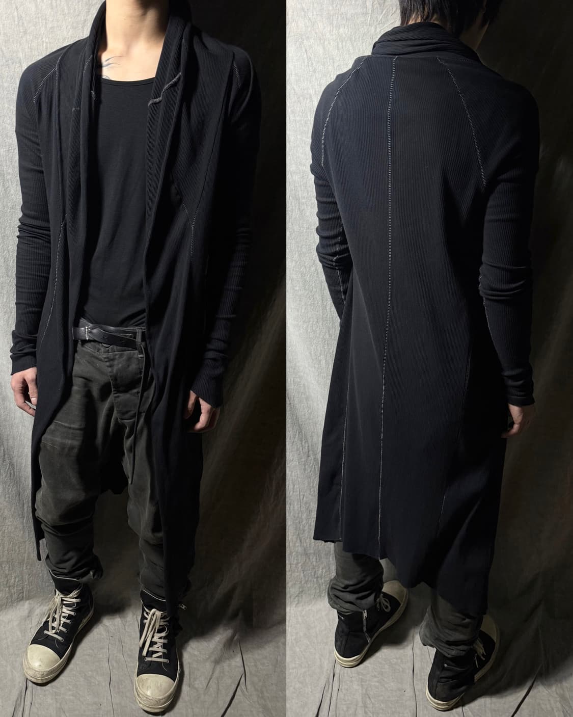 ARMY OF ME Long Drape Cardigan   상품이미지1