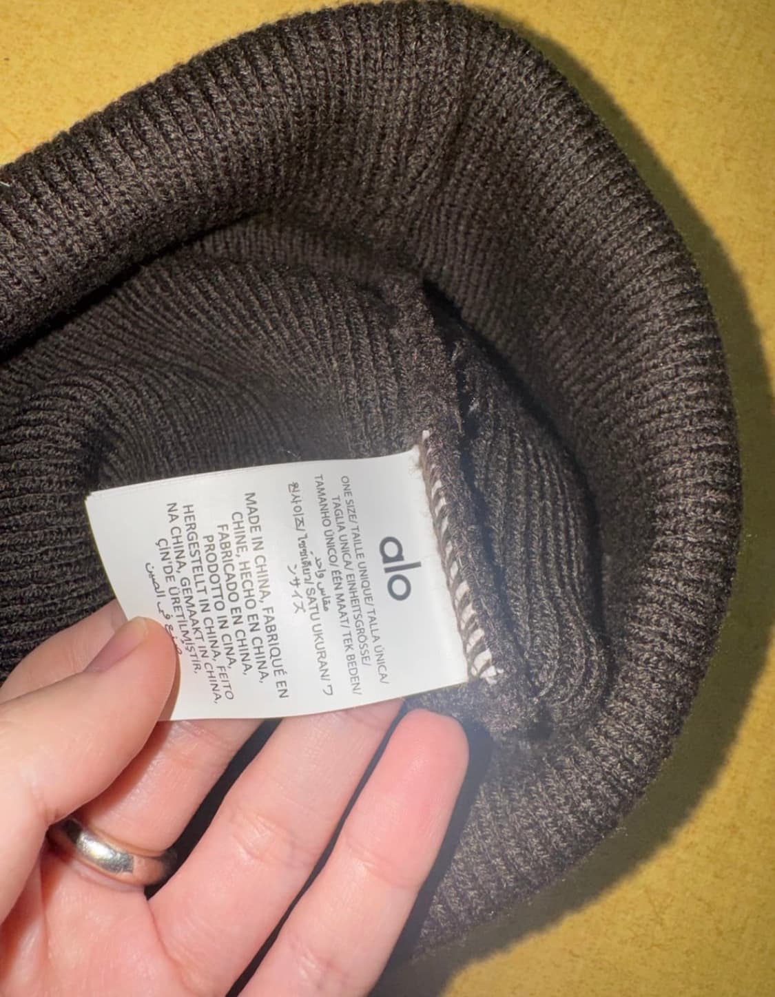 Alo 브라운 비니 상품이미지4