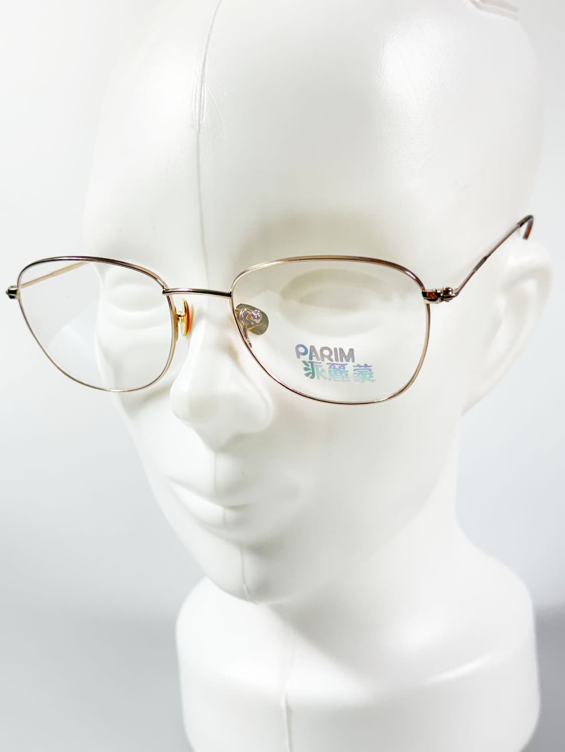 90s PARIM 골드 슬림 오벌 메탈 프레임 빈티지 안경 상품이미지8