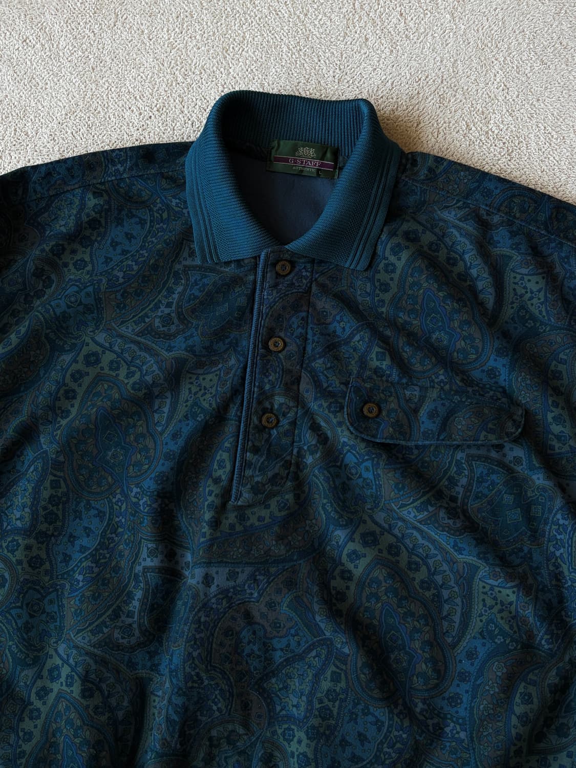 페이즐리 PK 롱슬리브 상품이미지1