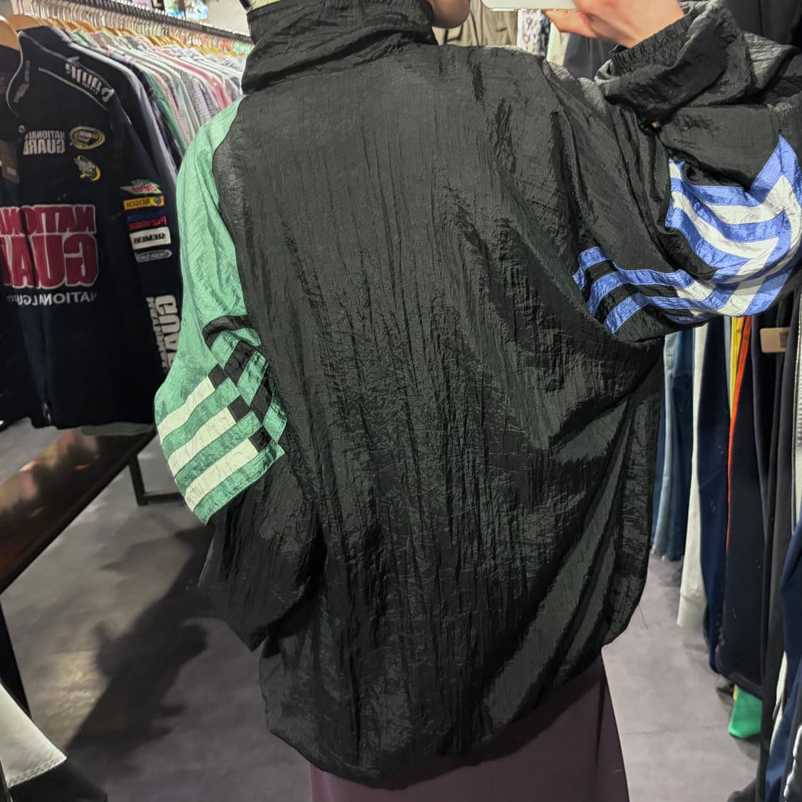 [IM] adidas 아디다스 바람막이 민트 퍼플 상품이미지6