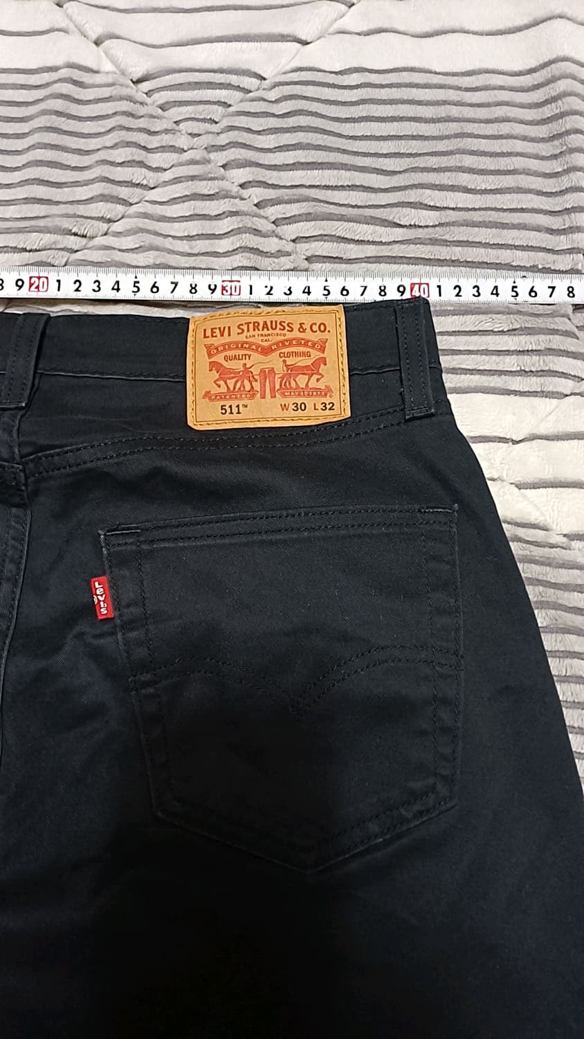 리바이스 슬림면바지 실측31인치 기장98 상품이미지6