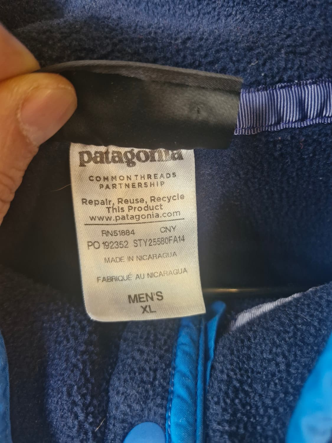 Z-545 파타고니아 신칠라 투톤 상품이미지7