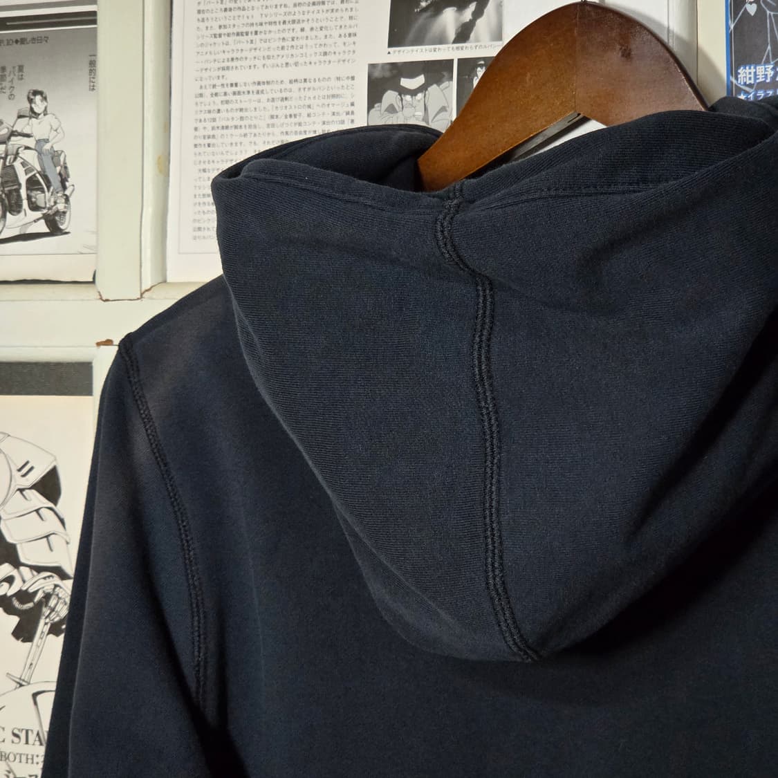 나이키 빅스우시 페인팅 블랙 후드집업 상품이미지7