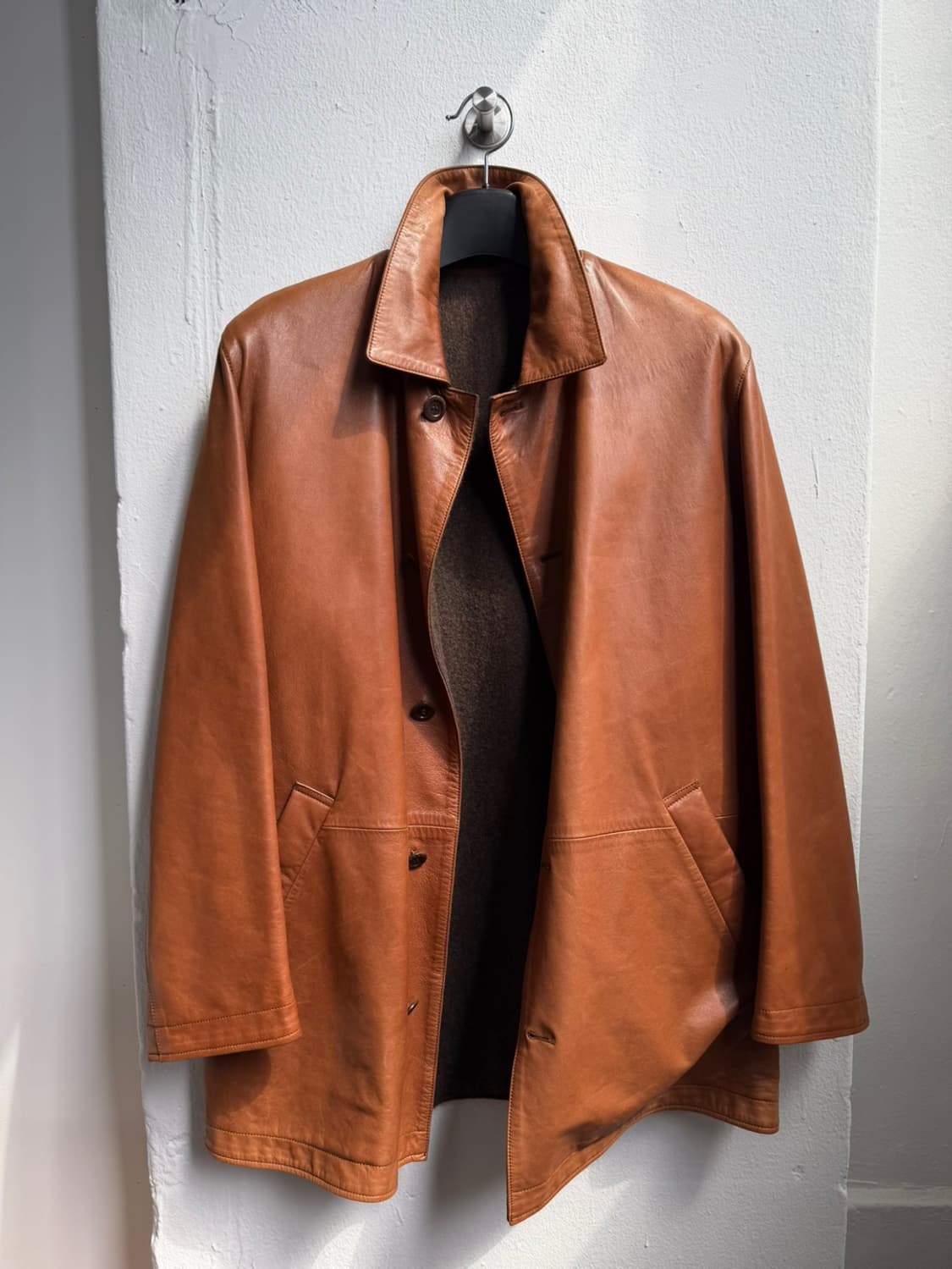 빈티지 Torras 리버시블 레더 코트  상품이미지2